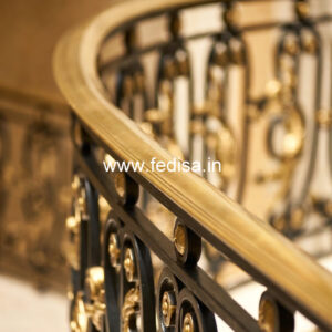 Modern Exterior Balcony Designs With Railings No-1657