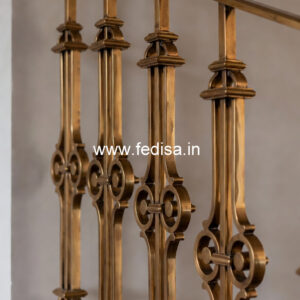 Modern Steel Balcony Railing Design India No-1704