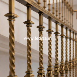 Stylish Railing Design For Duplex House India No-2177
