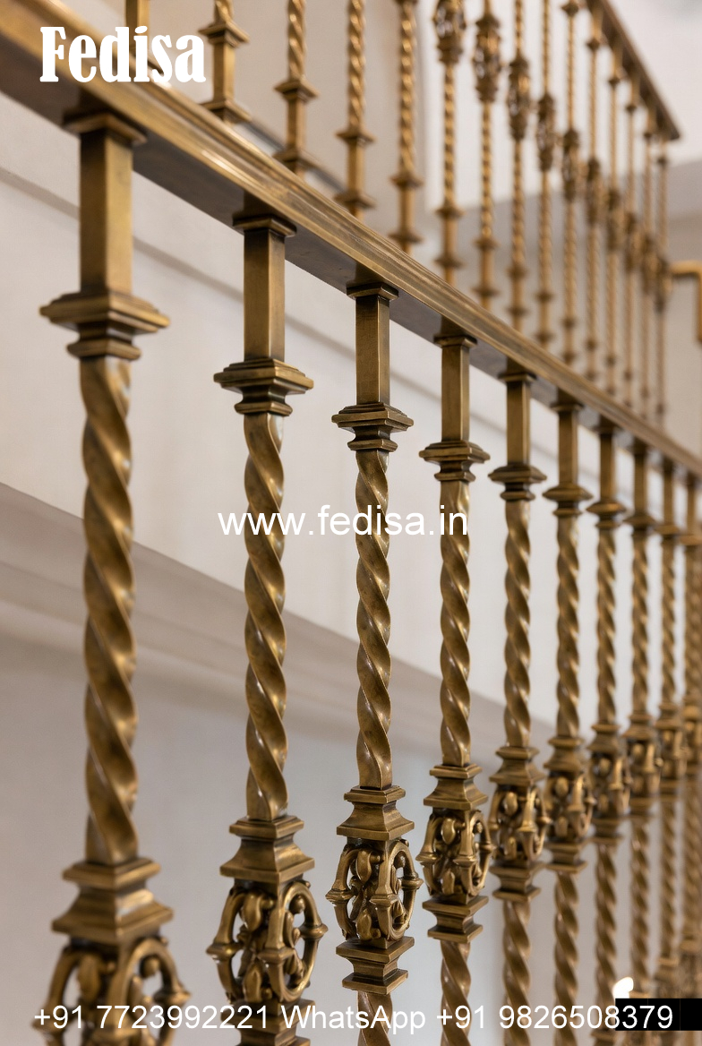 Stylish Railing Design For Duplex House India No-2177