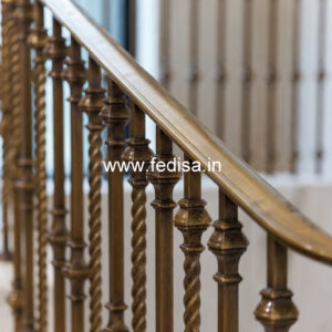 Modern Staircase Design With Railings No-2326