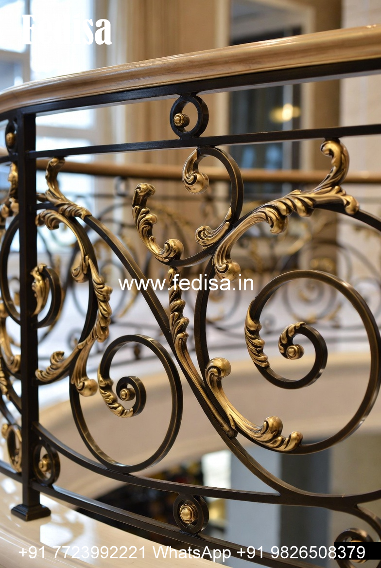 Elegant Exterior Designs With Railings No-2408