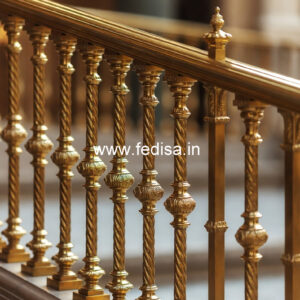 Modern Balcony Railings With Glass Panels Design No-2454