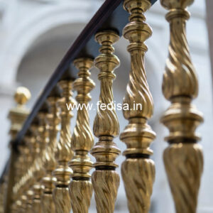 Modern Balcony Design With Stylish Steel Railings No-2474