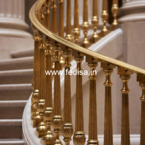 Modern Staircase Design With Railings For Homes No-2501