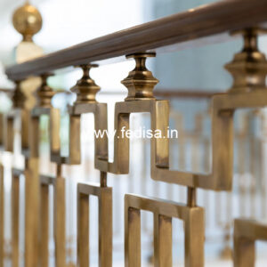 Modern Balcony Designs With Steel Railings No-2551