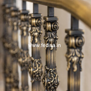 Modern Balcony Railing Design With Glass No-18557