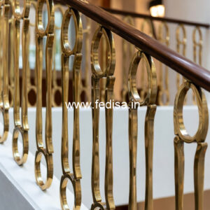 Indian Balcony Design With Modern Railings No-18708