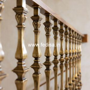 Stylish Balcony Design India With Steel Railings No-18750