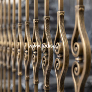 Stylish Staircase Railing Ideas For Small Homes No-19024