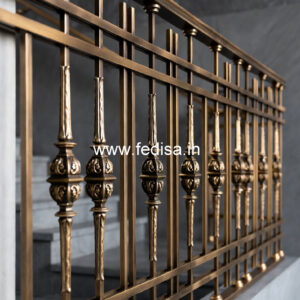 Stylish Steel And Glass Railing Design Ideas For Home No-19137