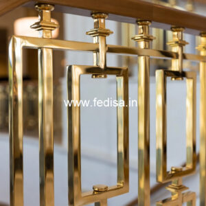 Modern Balcony Designs With Steel Railings No-19541