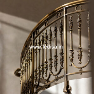 Modern Staircase Design With Railings For Homes No-19491