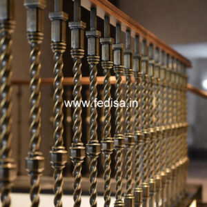 Stylish Balcony Railings For Indian Homes Exterior No-19458
