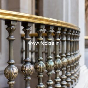 Stylish Balcony Railing Design With Glass And Steel No-24047