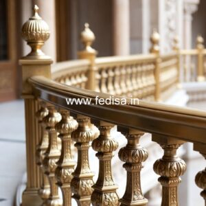 Latest Balcony Design With Steel Railing No-24075