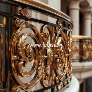 Latest Balcony Design India With Railings No-24156