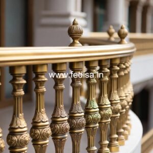 Indian Balcony Design With Modern Railings No-24171