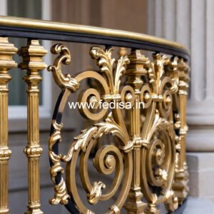 Stylish Exterior Railing Design India No-24188