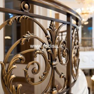 Modern Exterior Railing India Homes No-24197