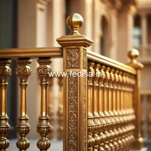 Modern Balcony Railing Designs With Glass And Steel No-24446