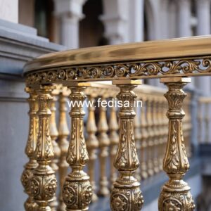 Modern Balcony Railings With Glass Panels For Luxury Homes No-25047