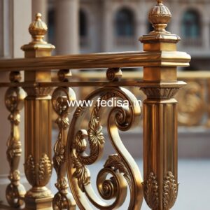 Stylish Railing Design For Duplex House No-25432