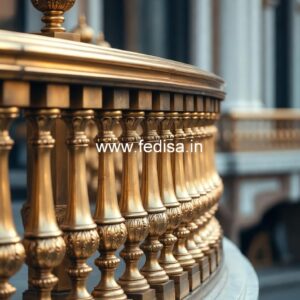 Ghar Exterior Balcony Design With Railings No-25554