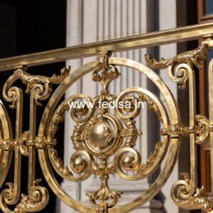 Stylish Indian Balcony Design With Railings No-25556