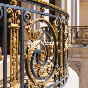 Modern Ghar Exterior Railings No-25694