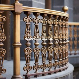 Modern Balcony Design With Glass Railings No-25800