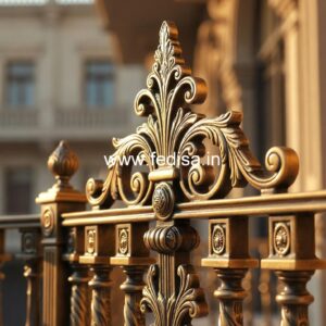 Modern Balcony Design With Stylish Railings India No-25967