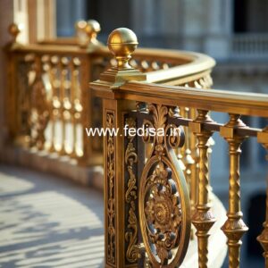 Stylish Balcony Design Ideas With Steel Railings No-26073