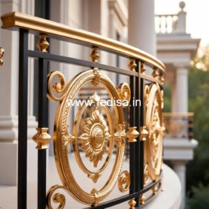 Modern Ghar Exterior Railing Design