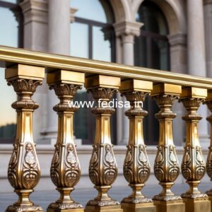 Modern Balcony Designs With Steel Railings No-26337