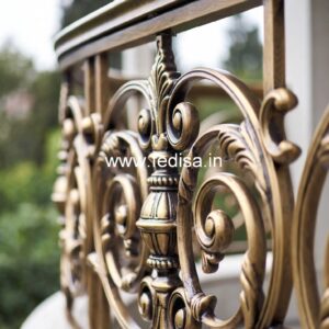Modern Balcony Railing Design With Glass No-26686