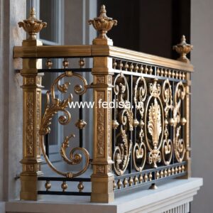 Modern Exterior Railing Design For House Front No-26707
