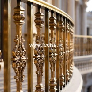 Modern Staircase Design With Stylish Railings No-26742