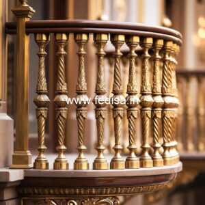 Stylish Exterior Staircase Railing Designs No-26770