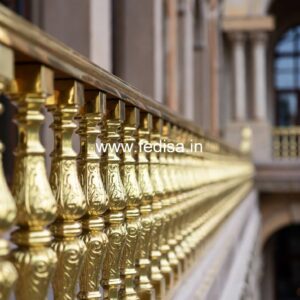 Stylish Balcony Design India With Steel Railings No-27611
