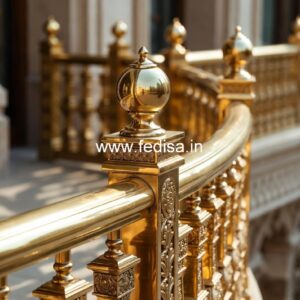 Ghar Balcony Design With Stylish Railings No-27615