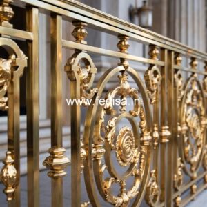 Modern Steel Railing India Homes No-27744