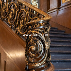 Latest Balcony Design With Steel Railing No-19945
