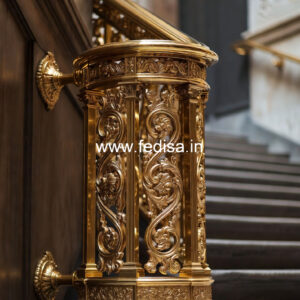 Modern Exterior Railing India Homes No-20067