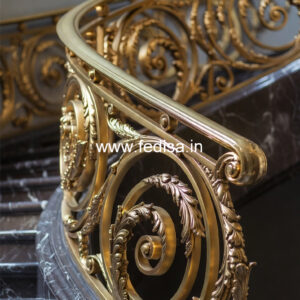 Stylish Balcony Railing Design With Glass And Steel No-20649