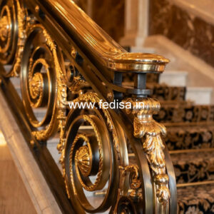 Indian Balcony Design With Modern Railings No-20773