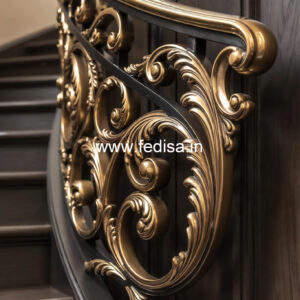 Indian Balcony Design Trends With Railings No-20798