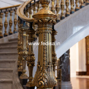 Stylish Balcony Design India With Steel Railings No-20815