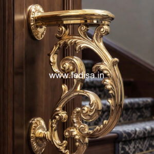 Modern Staircase Design With Stylish Railings India No-21224