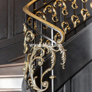 Elegant Exterior Designs With Railings No-21463